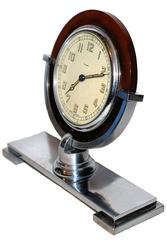1930s Art Deco Machine Age English Clock by Smiths
