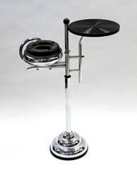 1930s Art Deco Chrome and Bakelite Smokers and Drinks Stand
