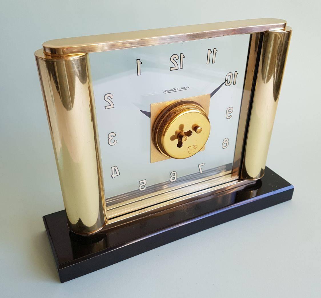 20th Century  Rare Art Deco Clock by Jaeger-LeCoultre  c1930