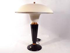 Large Art Deco Bakelite Table Lamp by Eileen Gray for Jumo, France