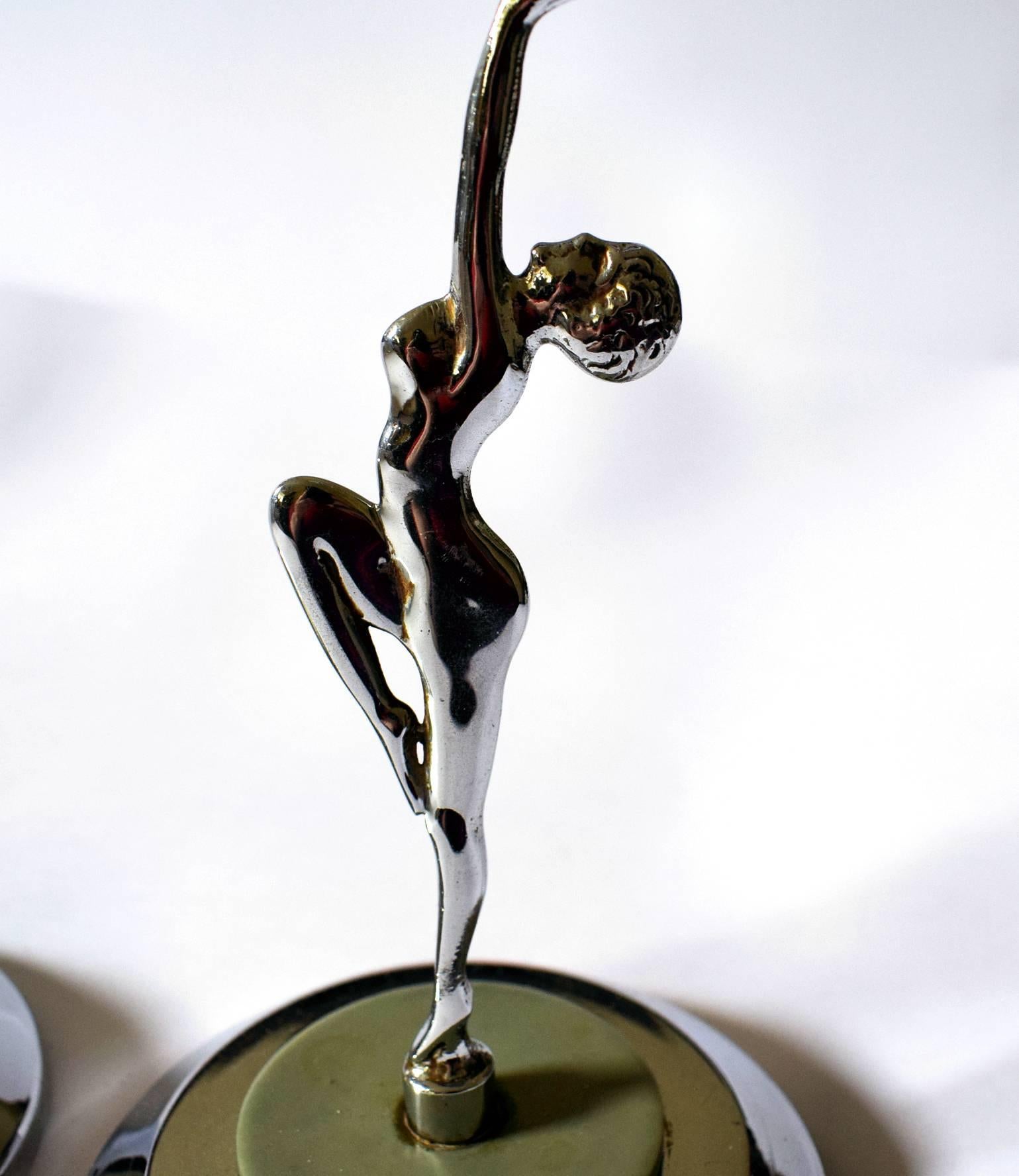 art deco candlesticks