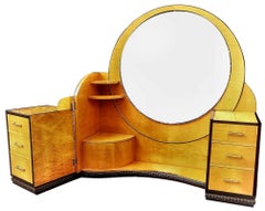 Rare 1930s Art Deco Dressing Table Attributed to Betty Joel