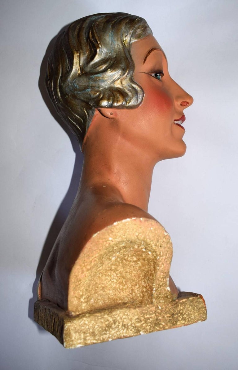 Rare 1930s Art Deco English Female Shop Mannequin at 1stDibs