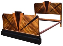Rare 1930s Art Deco Double bed
