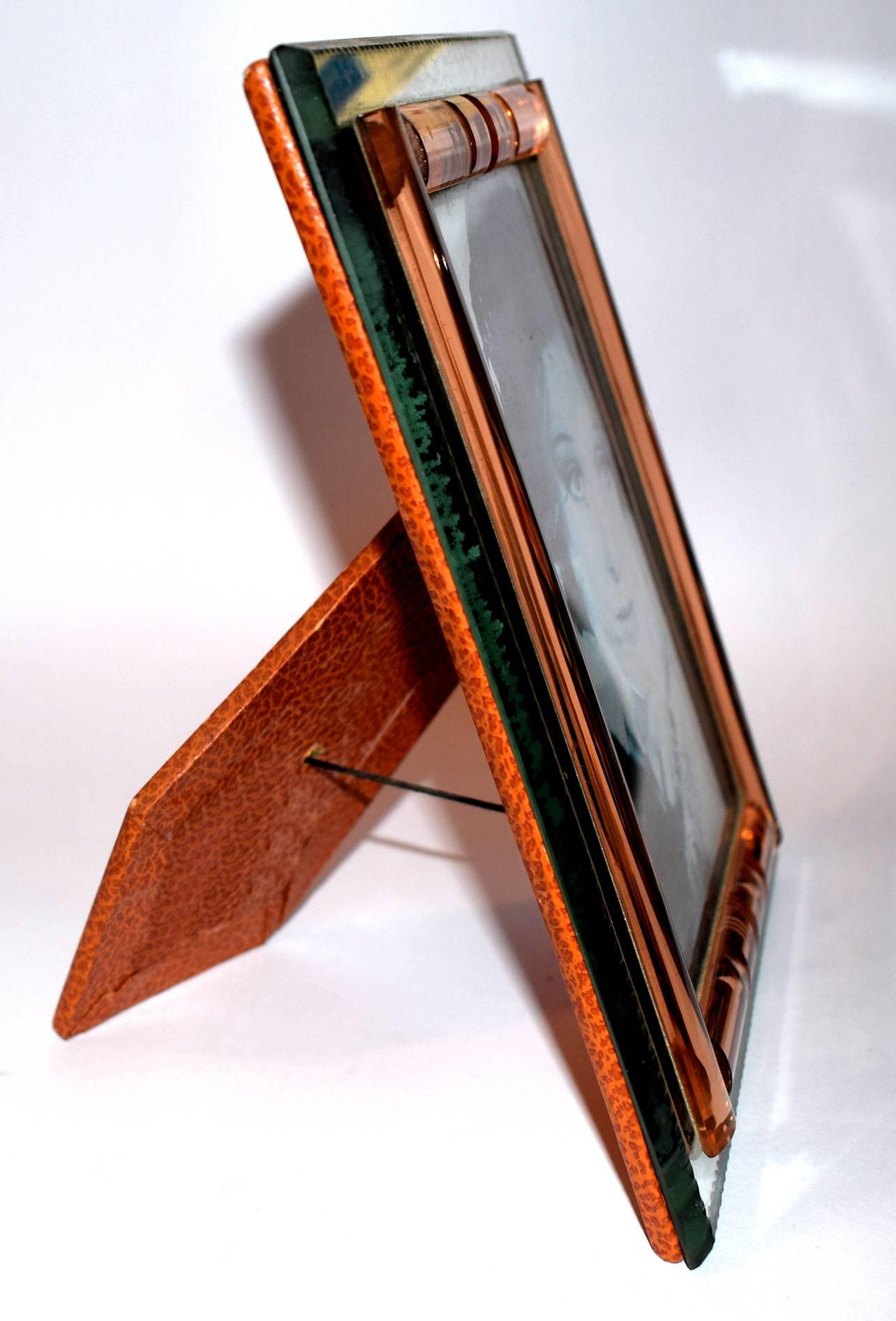 20th Century 1930s Art Deco French Mirror Picture Frame