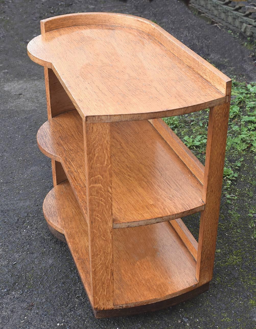 English Art Deco Modernist Bar Cart Trolley, 1930s 1