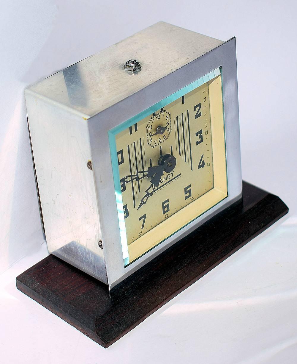 Français Horloge Art déco des années 1930 par Blangy, France en vente
