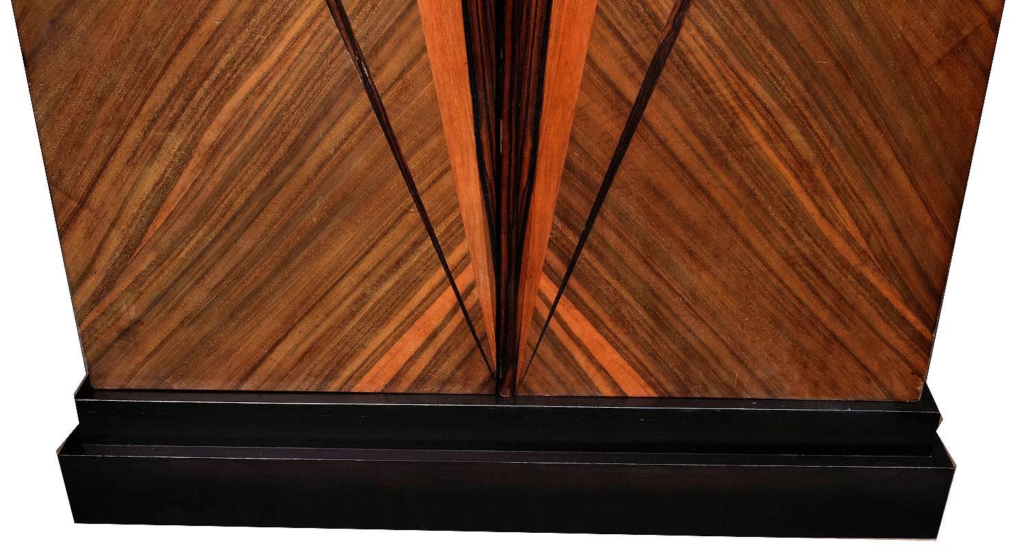 English Art Deco High Style Double Wardrobe 1