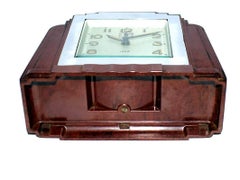 Art Deco Jaz Bakelite Mantle Clock