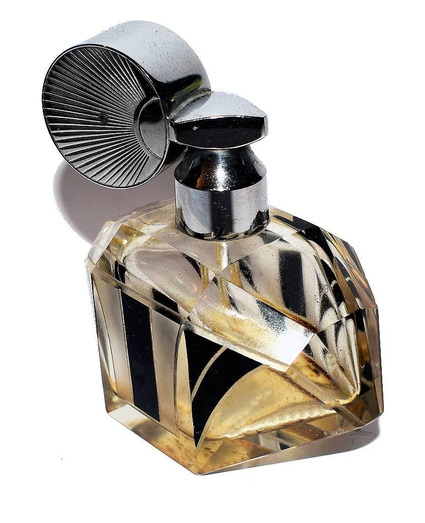 Czech 1930s Art Deco Ladies Perfume Atomizer