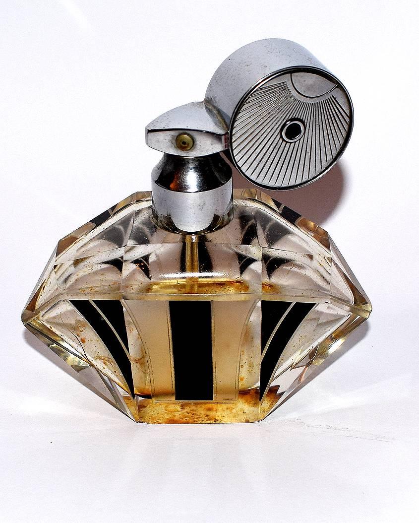 1930s Art Deco Ladies Perfume Atomizer In Good Condition In Devon, England