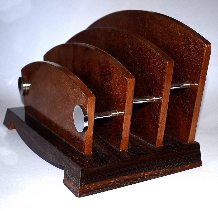 1930s French Art Deco Modernist Three-Piece Desk Set 2