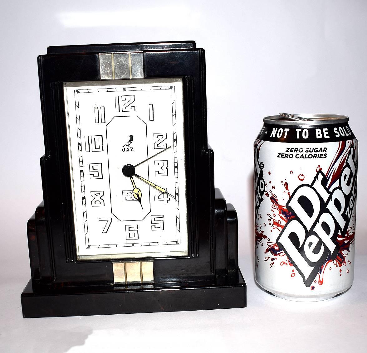 20th Century French Art Deco Bakelite Clock by Jaz