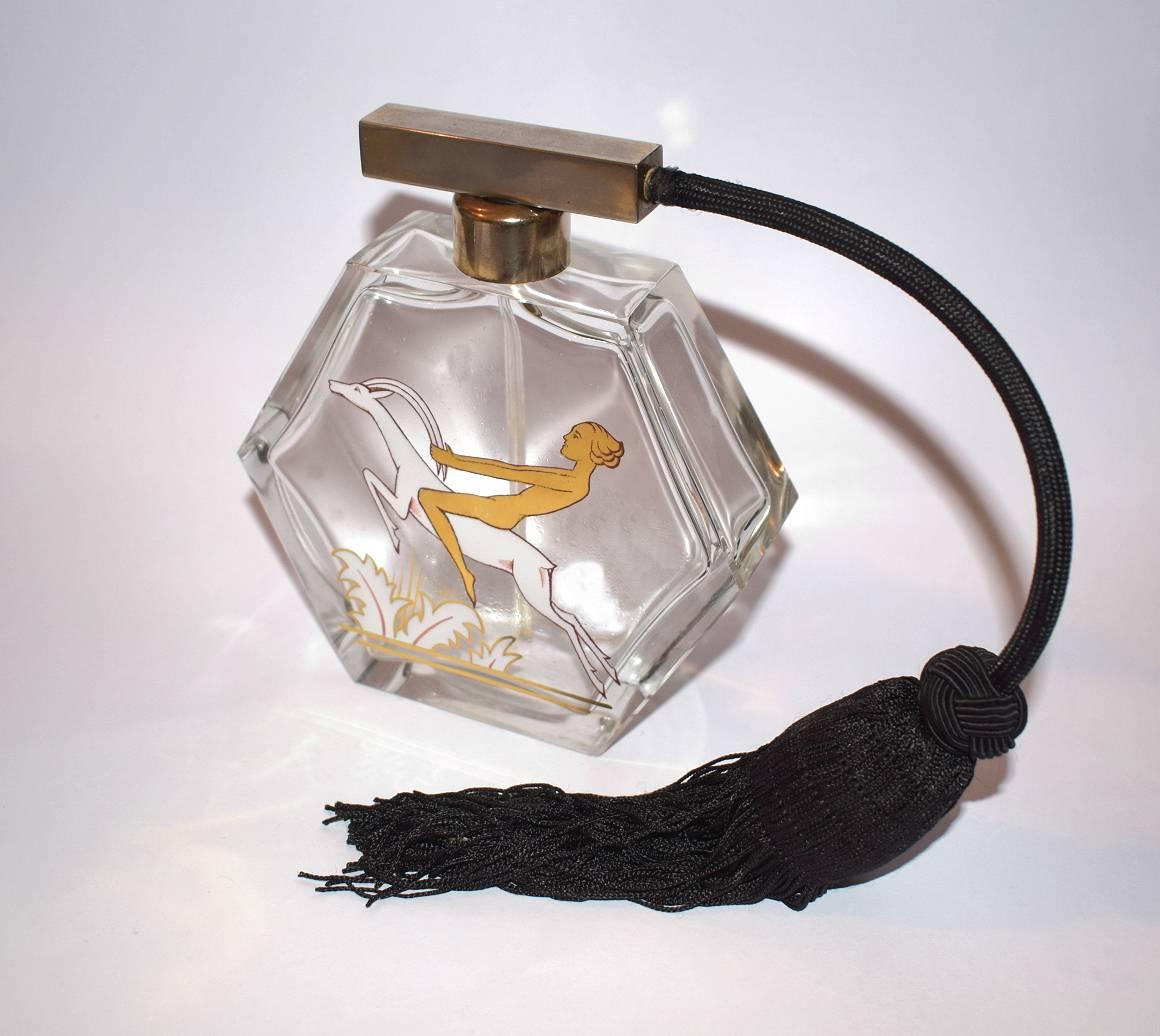 Huge Art Deco English Perfume Atomizer 1