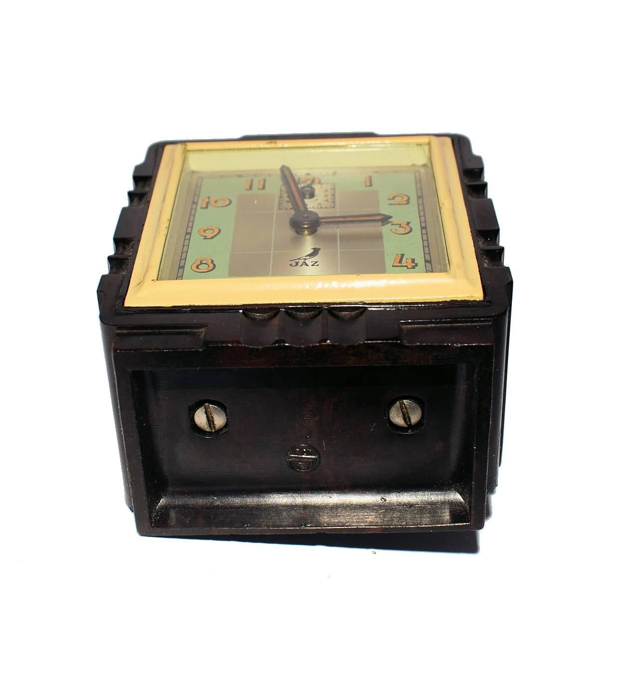 art deco alarm clock