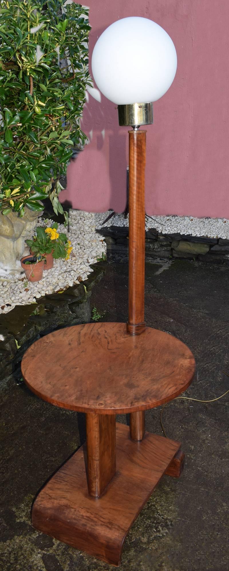 Danish Art Deco 1930's Modernist table Floor Lamp In Good Condition In Devon, England