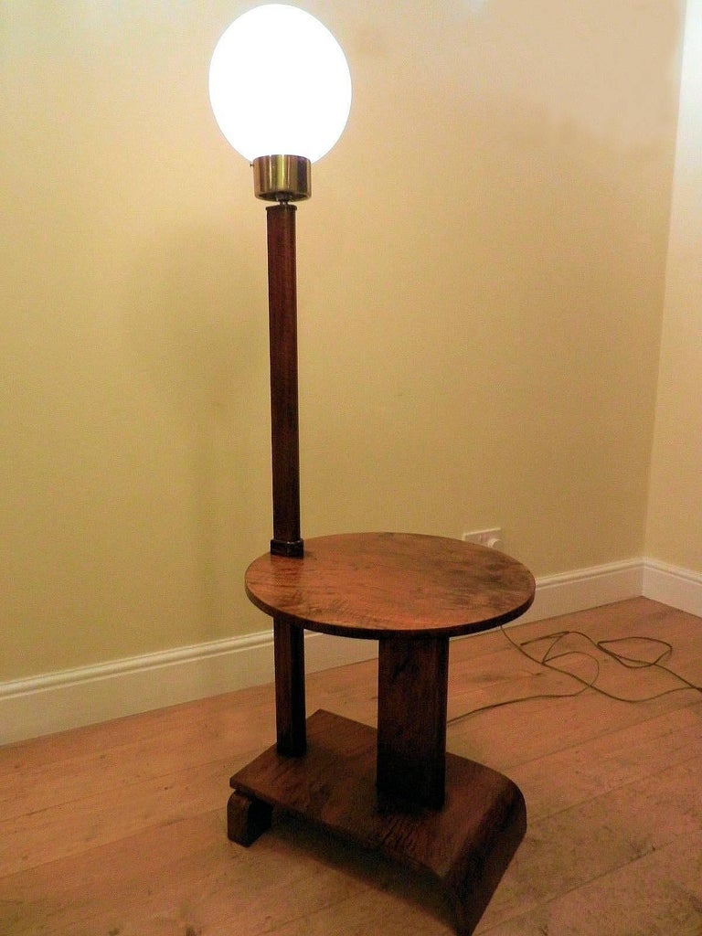 Danish Art Deco 1930's Modernist table Floor Lamp For Sale at 1stDibs