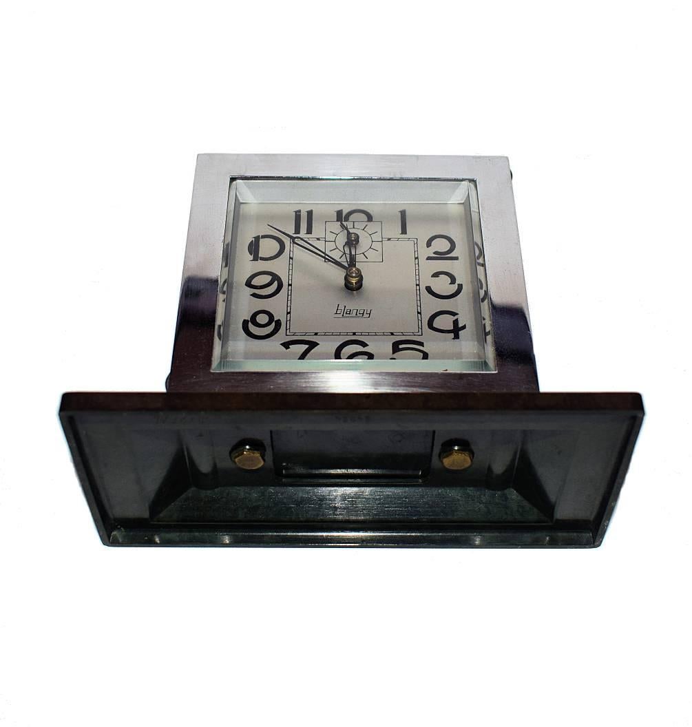1930s Art Deco Clock by the French Clock Company Blangy 1