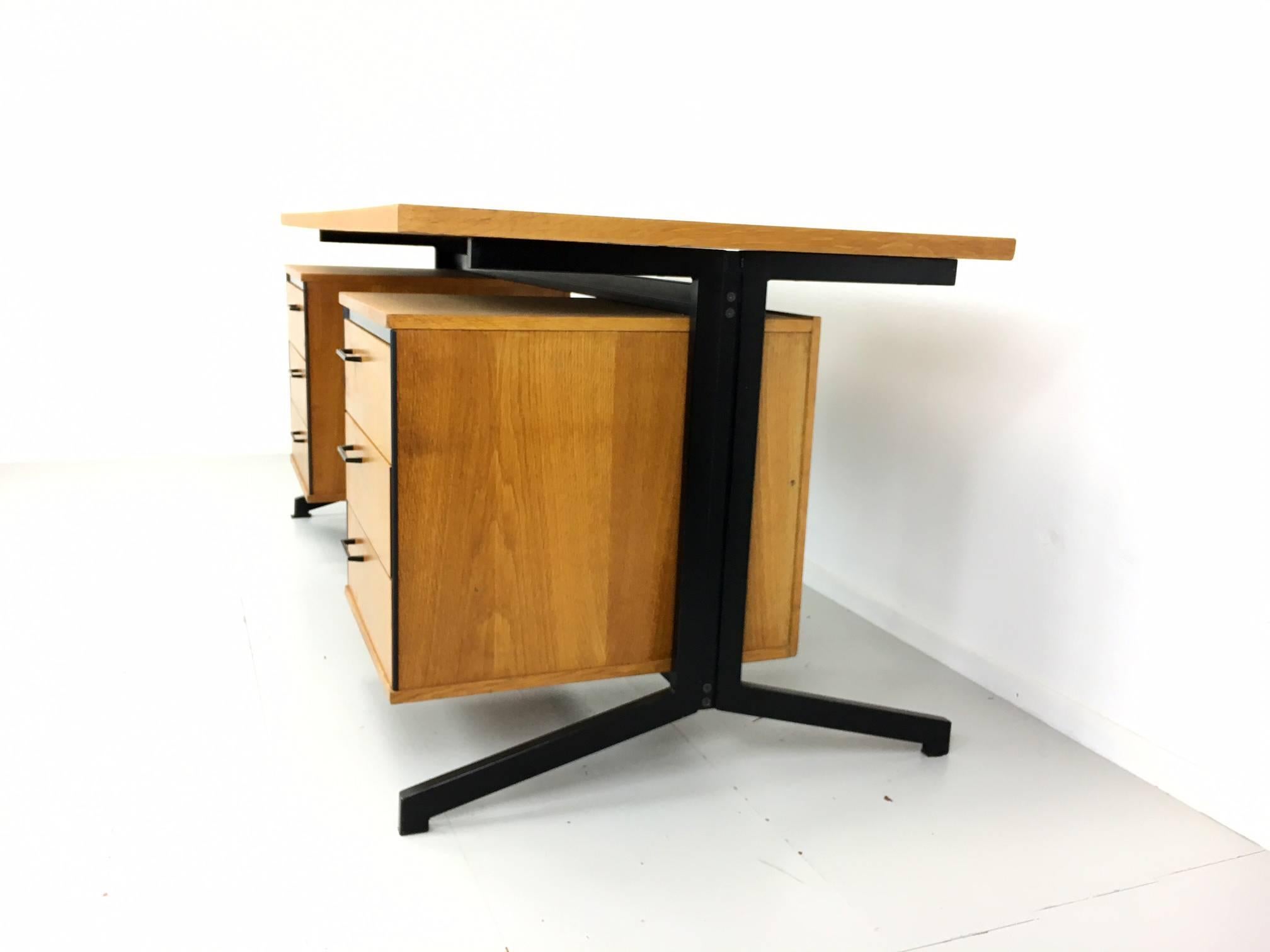 Mid-Century Modern Writing Desk by Friso Kramer & Coen de Vries for Eeka, 1960s