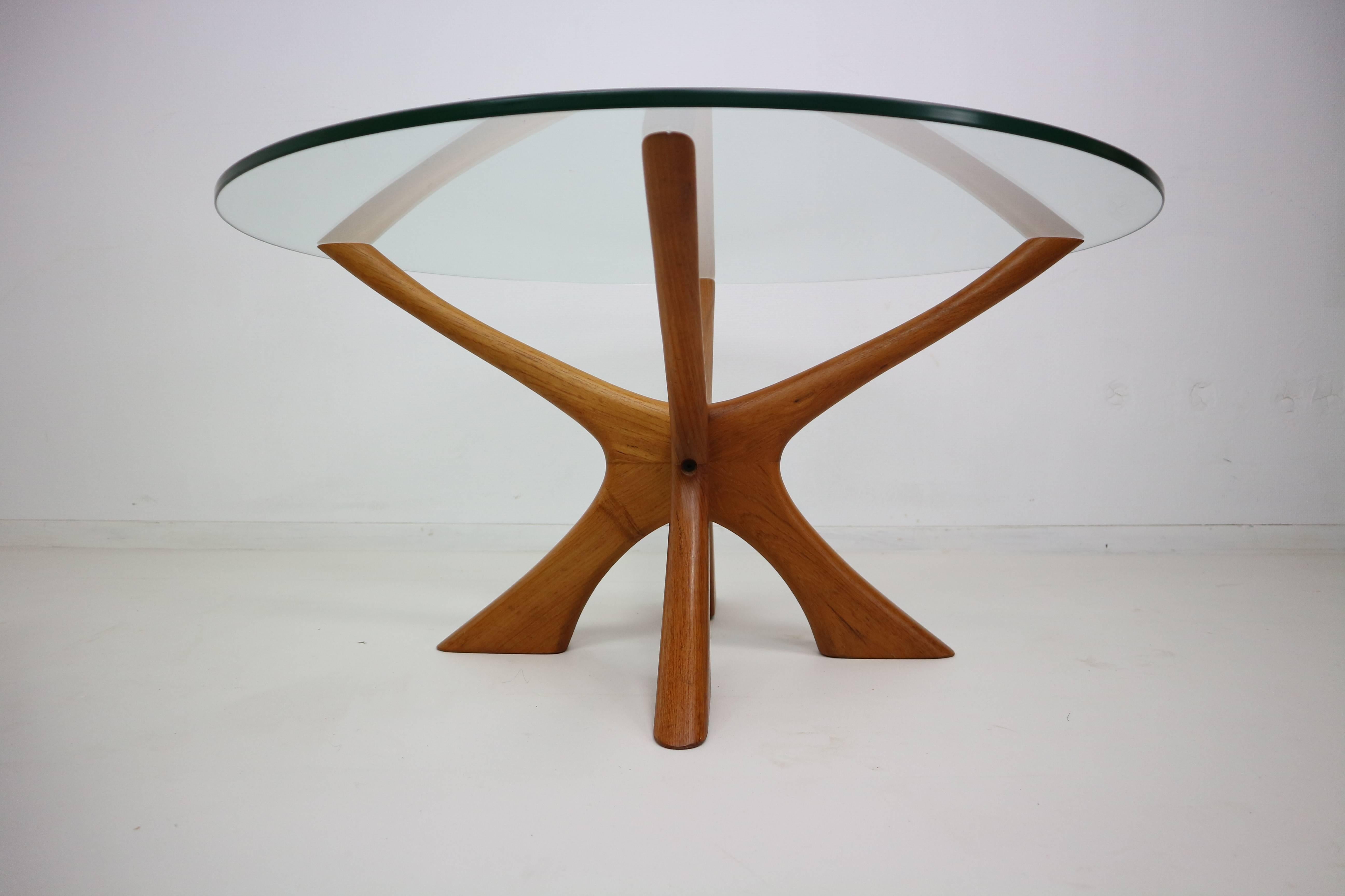 Glass Illum Wikkelso Coffee Table by Soren Willadsen