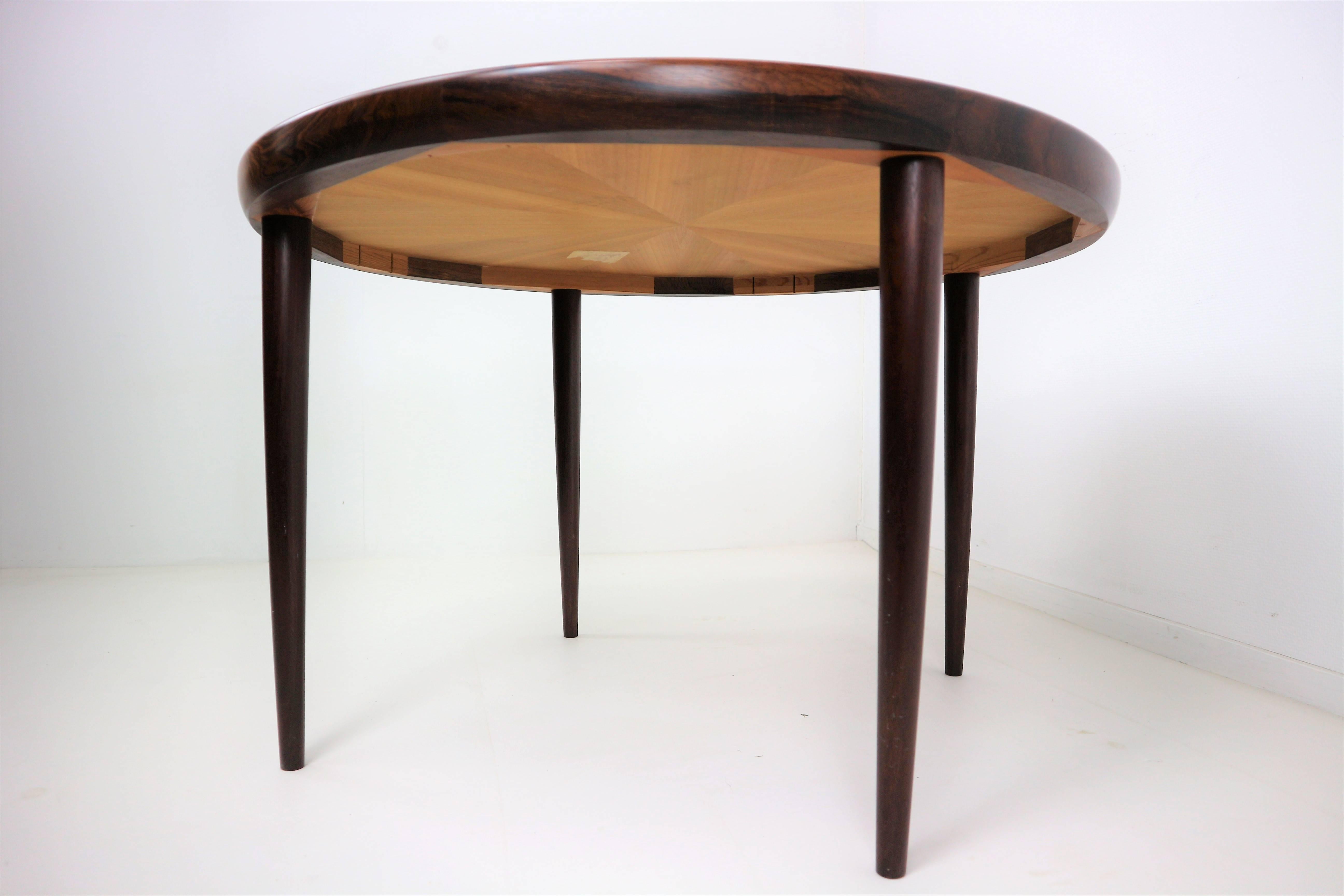 Late 20th Century Rosewood Danish Design Coffee Table, 1970s