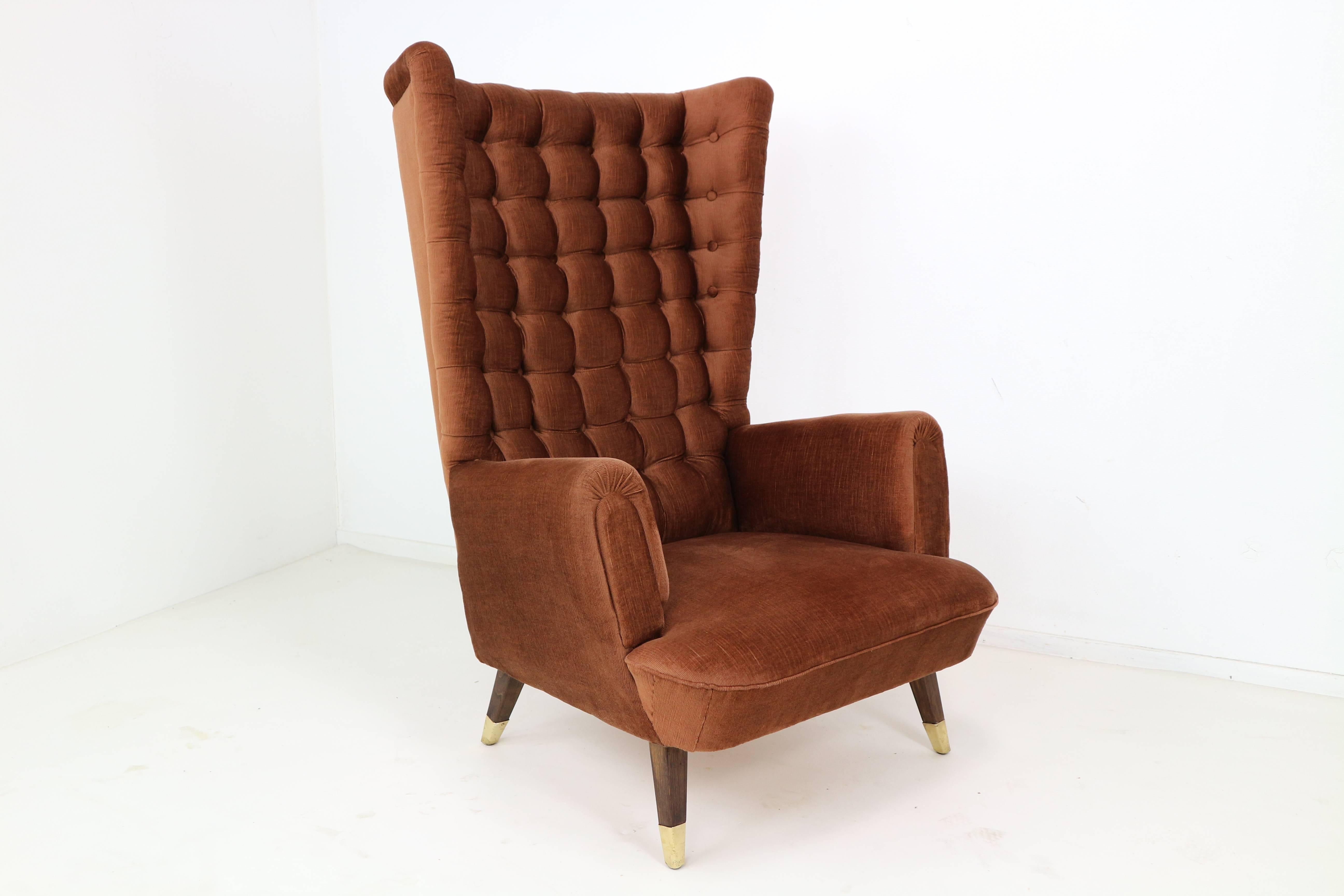 Mid-20th Century Set of Two Armchairs in the Manner of Paolo Buffa, 1950s