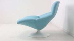 Artifort F518 Lounge Swivel Chair by Geoffrey Harcourt