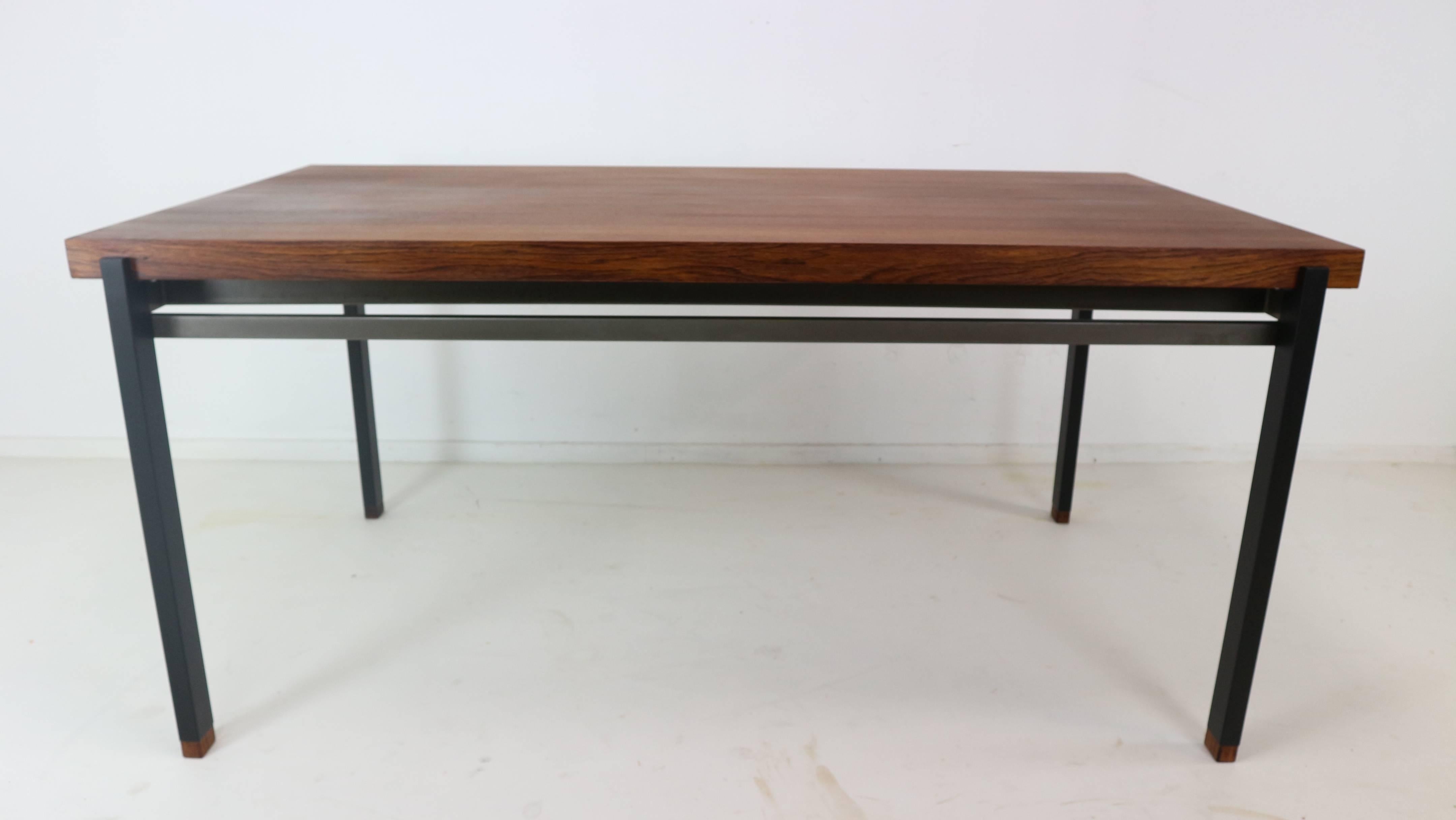 Belgian Rosewood Dining Table by Alfred Hendrickx for Belform, 1960s