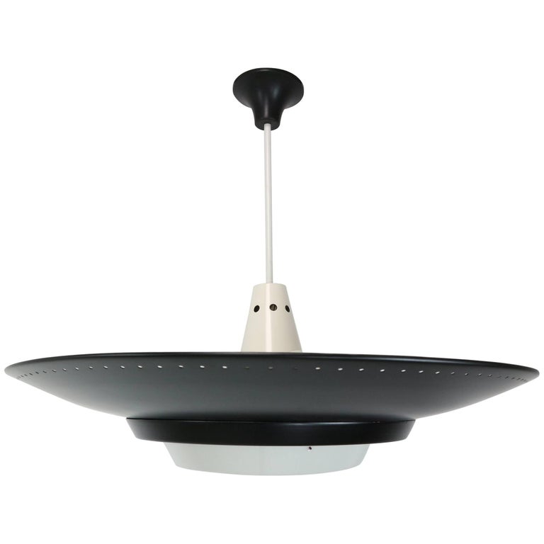 Louis Kalff For Philips Large Pendant Lamp 1950s