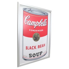 Andy Warhol by Sunday B. Morning Black Been Soup screenprint, 2018