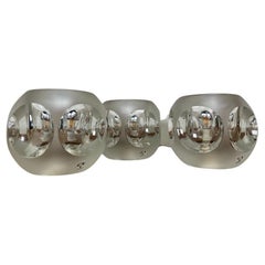 Peill & Putzler cubitos de hielo esmerilados lámparas de mesa 1960 -set-