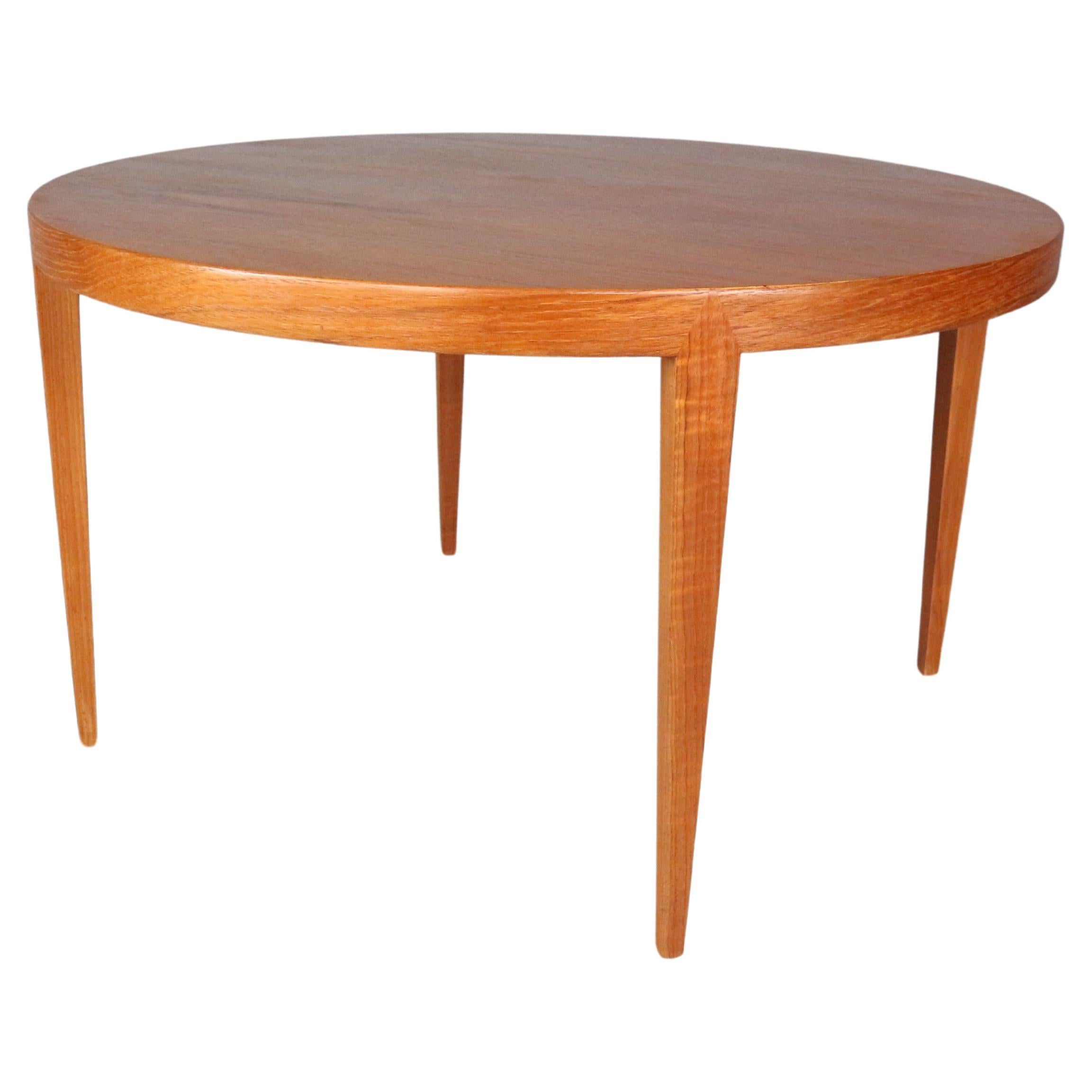 Teak Round Severin Hansen Coffee Table for Haslev Mobelfabrik by Bovenkamp For Sale
