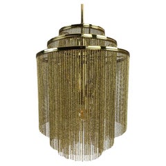 Kinkeldey stunning brass chandelier- 1960 Germany