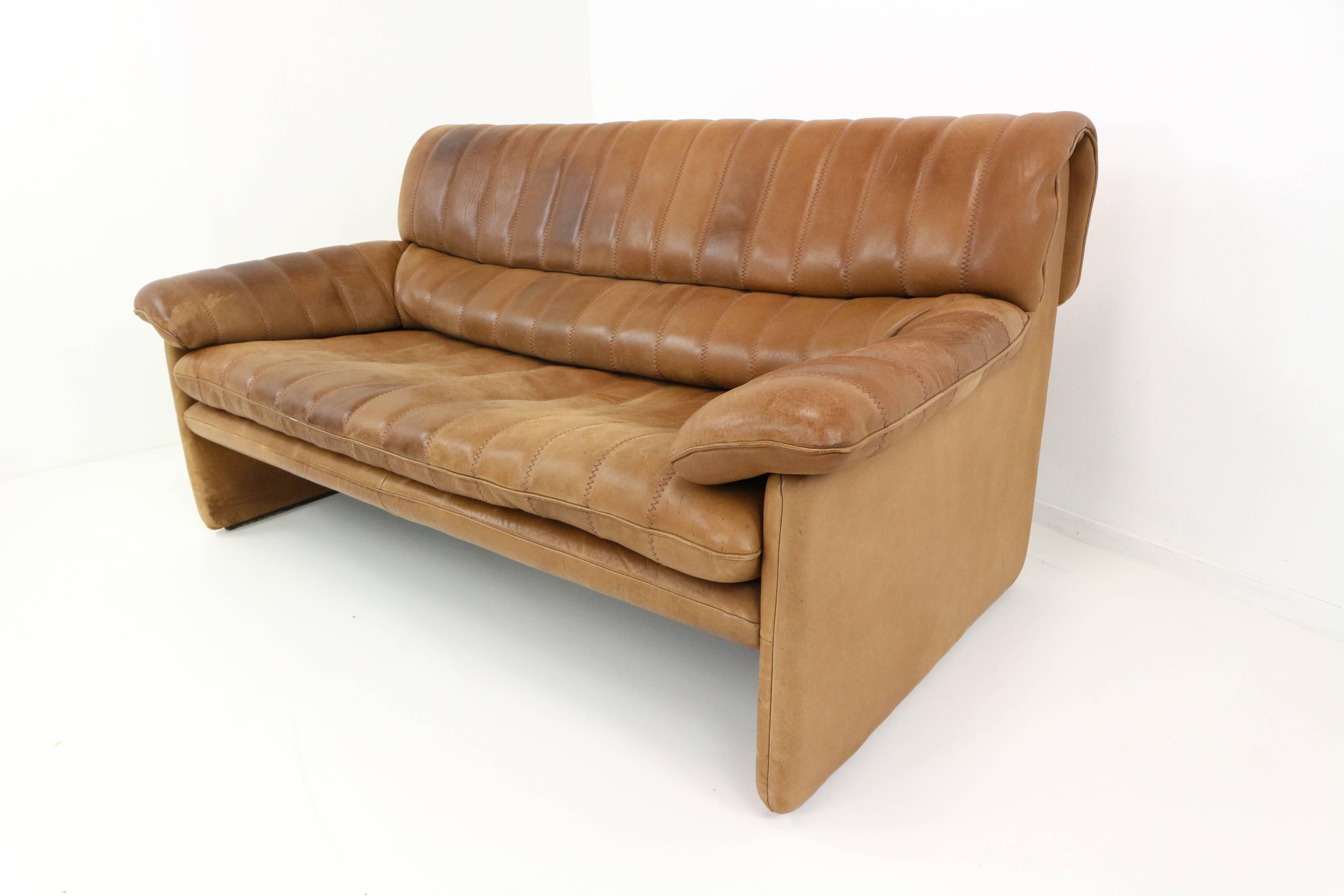 Mid-Century Modern De Sede Ds-85 Leather Living Room Set, 1970s