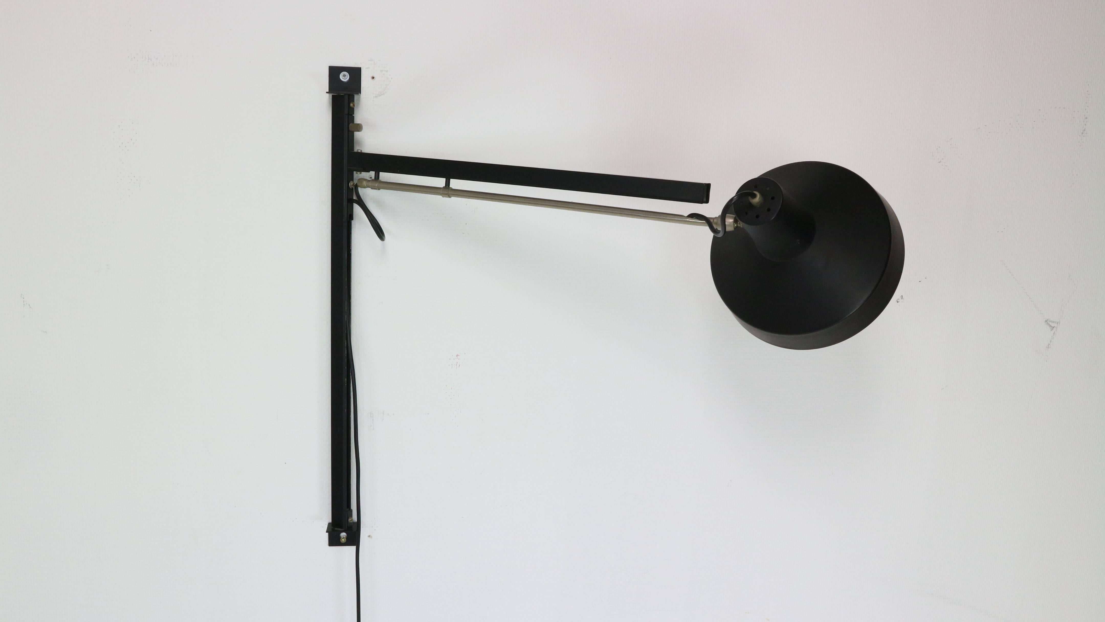 Hiemstra Evolux Telescope Lamp, 1960s In Good Condition In The Hague, NL