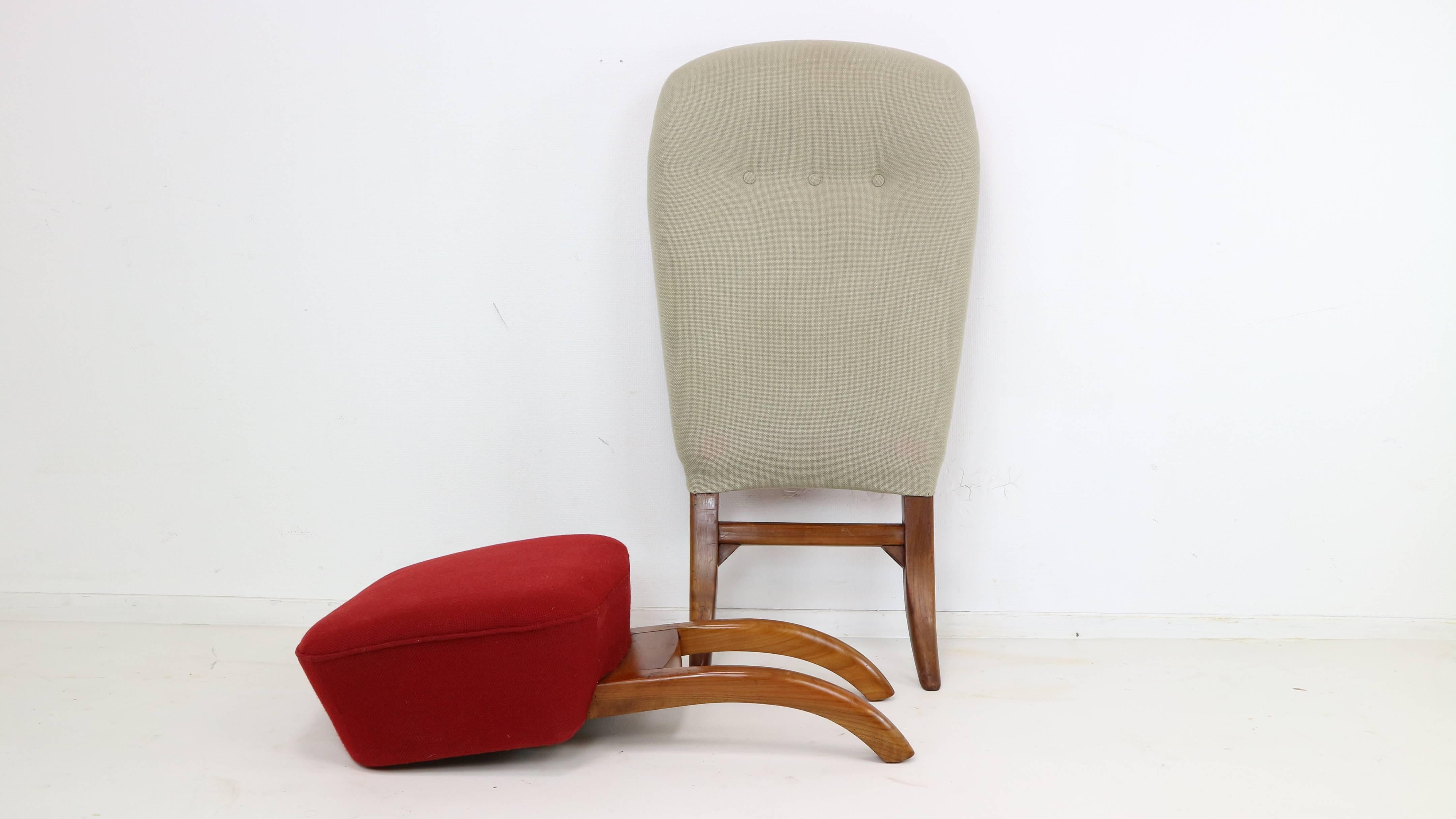 Dutch Congo Chairs by Theo Ruth for Artifort, 1950s, Set of 2