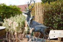 Beautiful Bronze Stag and Doe