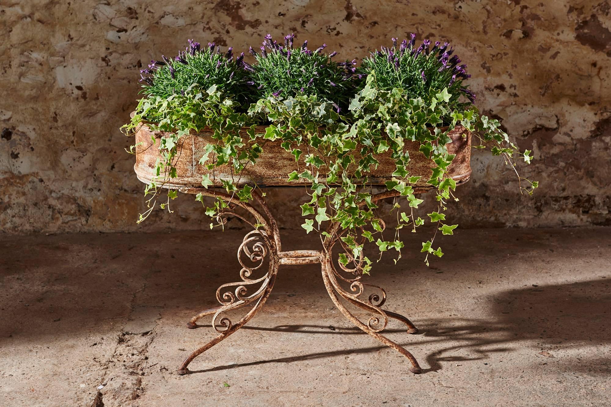 Forged 1930s French Jardiniere For Sale