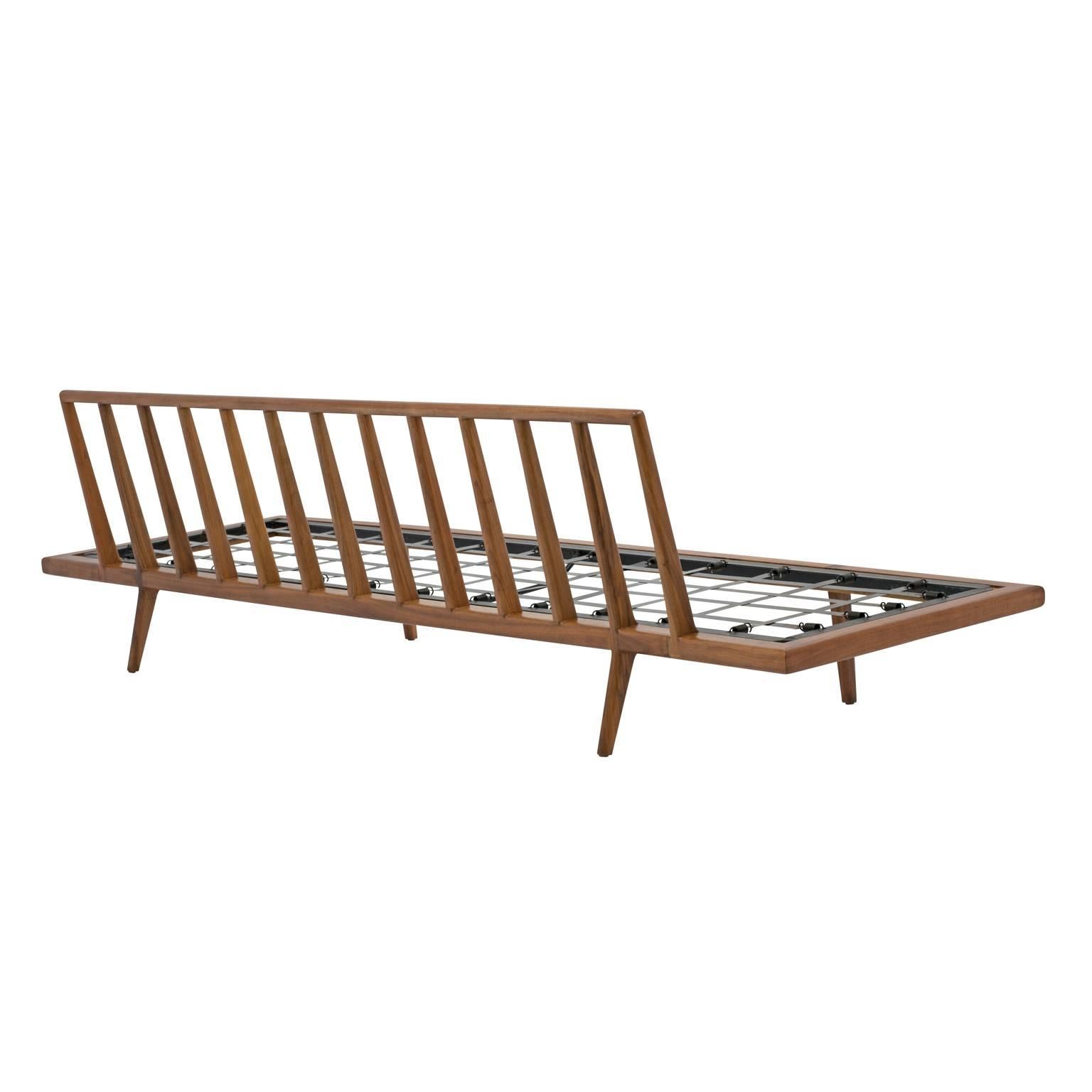 Mel Smilow Daybed Sofa Frame in Walnut for Smilow-Thielle For Sale