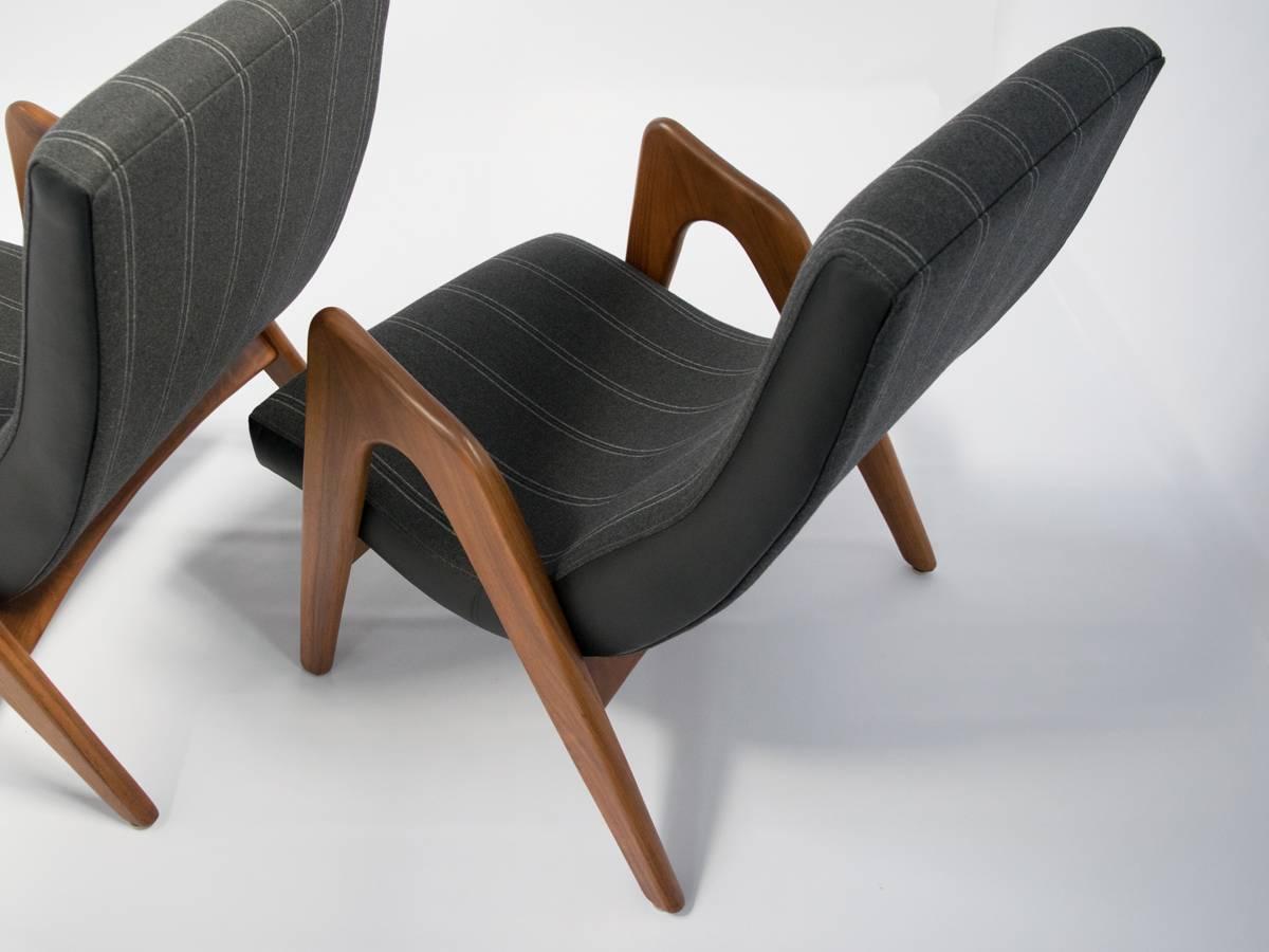 Mid-20th Century Mid-Century Lounge Chair by Adrian Pearsall for Craft Associates Pair Available