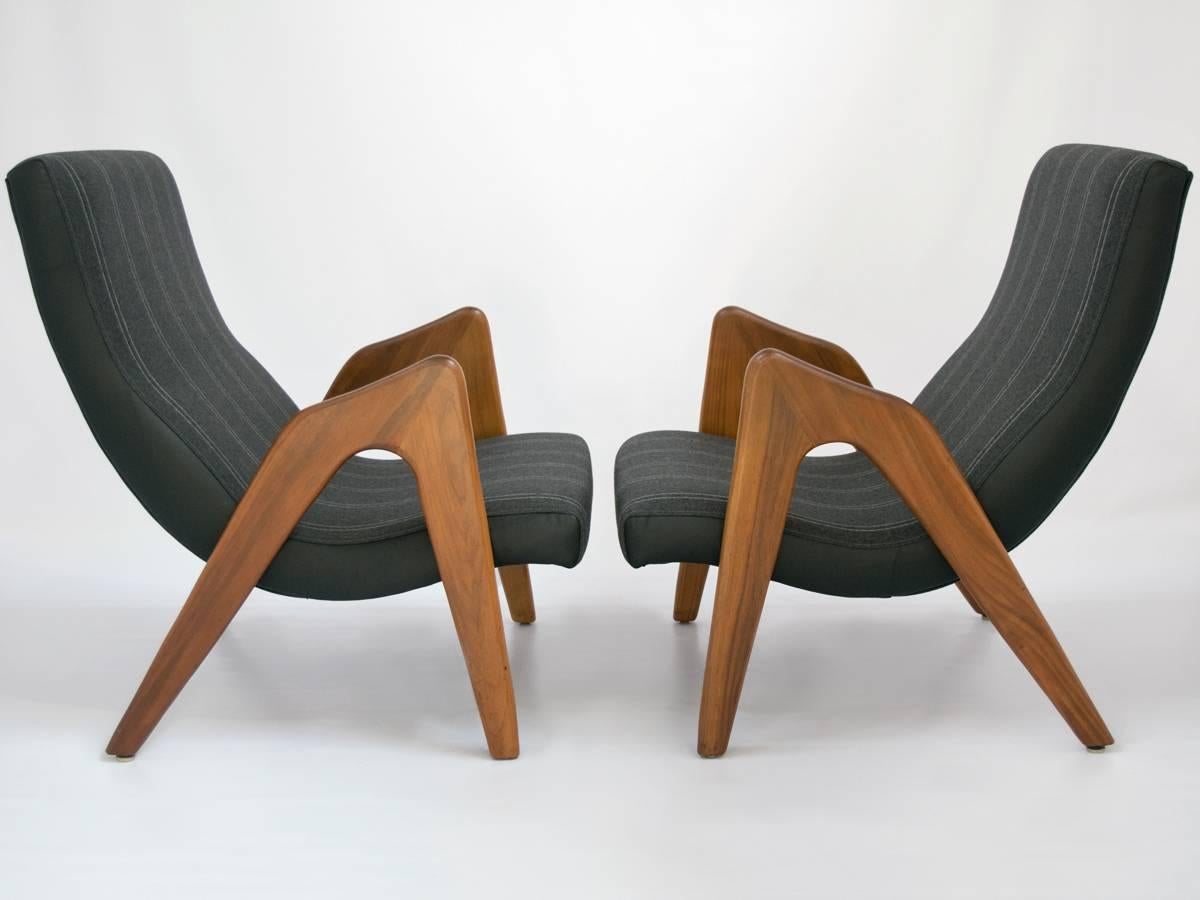 Mid-Century Lounge Chair by Adrian Pearsall for Craft Associates Pair Available 3