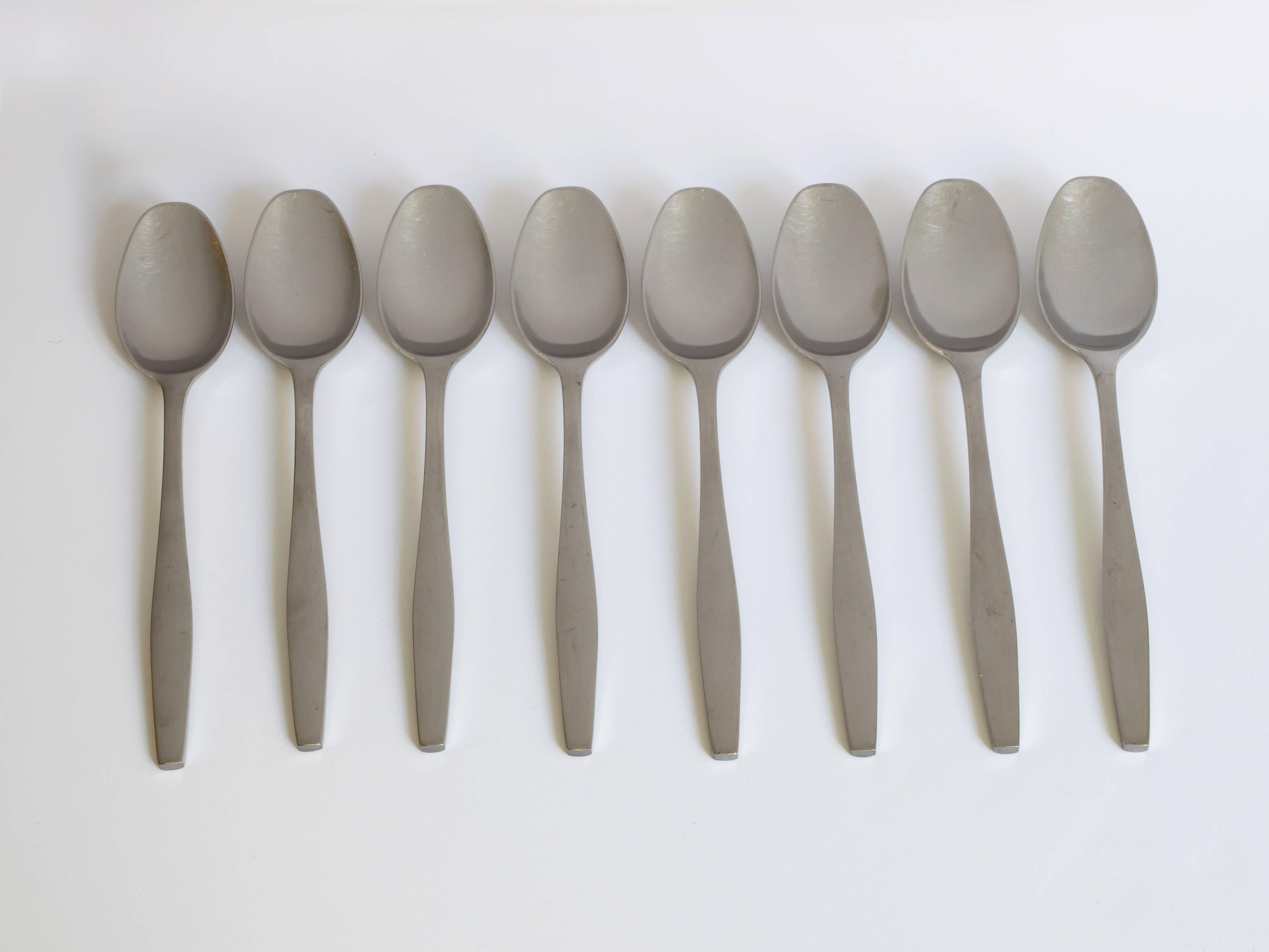 Mid-Century Modern Dansk Finland Variation V Flatware by Jens J. Quistgaard 56 Pieces Original Box