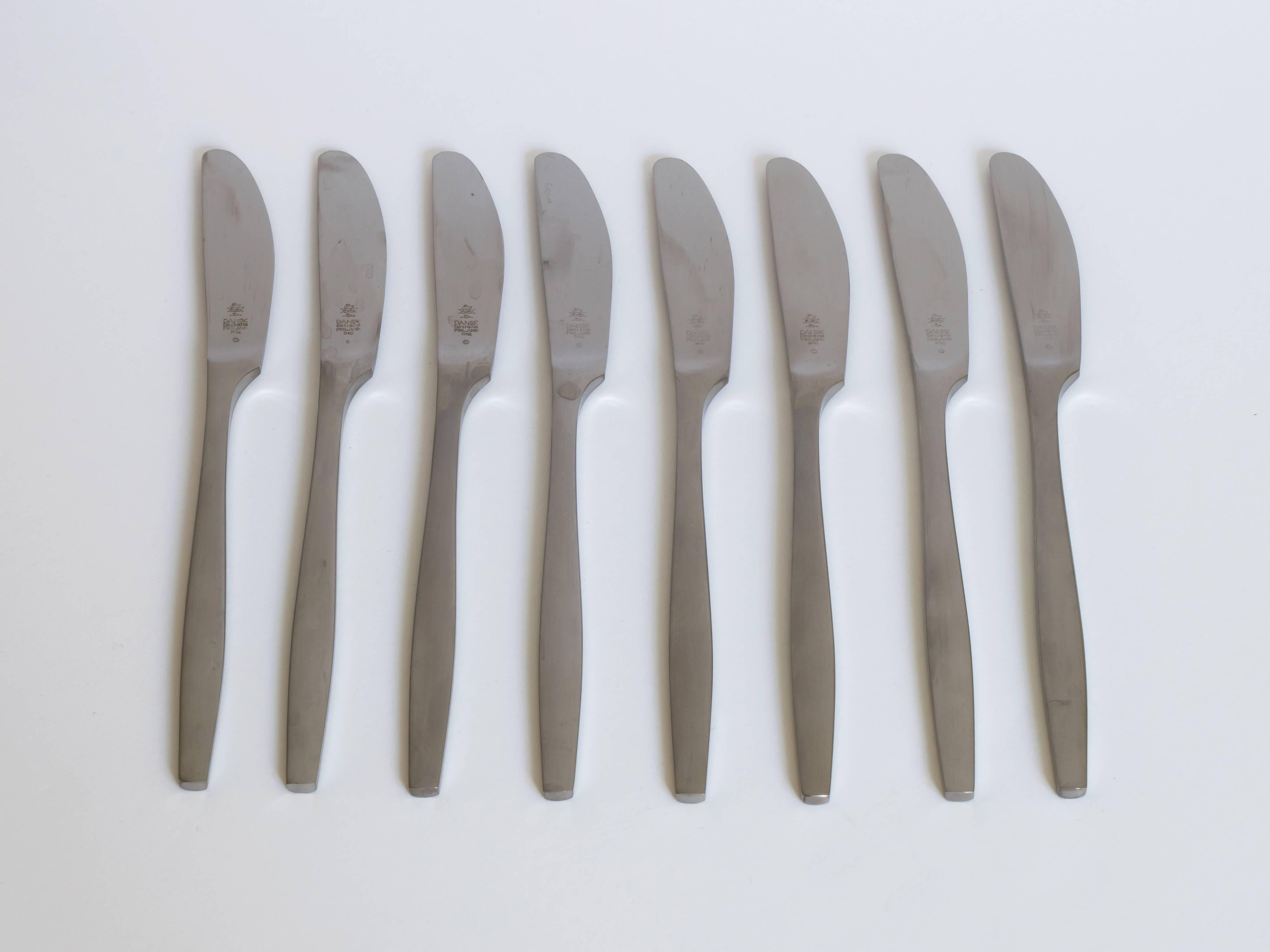 Finnish Dansk Finland Variation V Flatware by Jens J. Quistgaard 56 Pieces Original Box