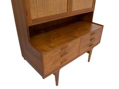 Mid-Century Danish Cabinet Storage Cabinet Teak Sideboard Hutch Buffet