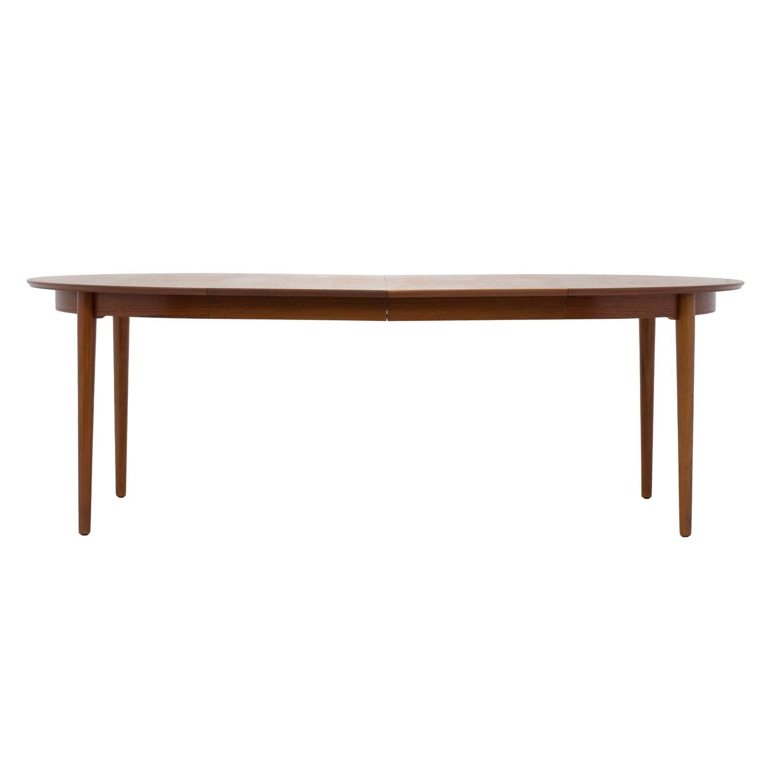 Mid-20th Century Arne Vodder Extendable Danish Teak Dining Table