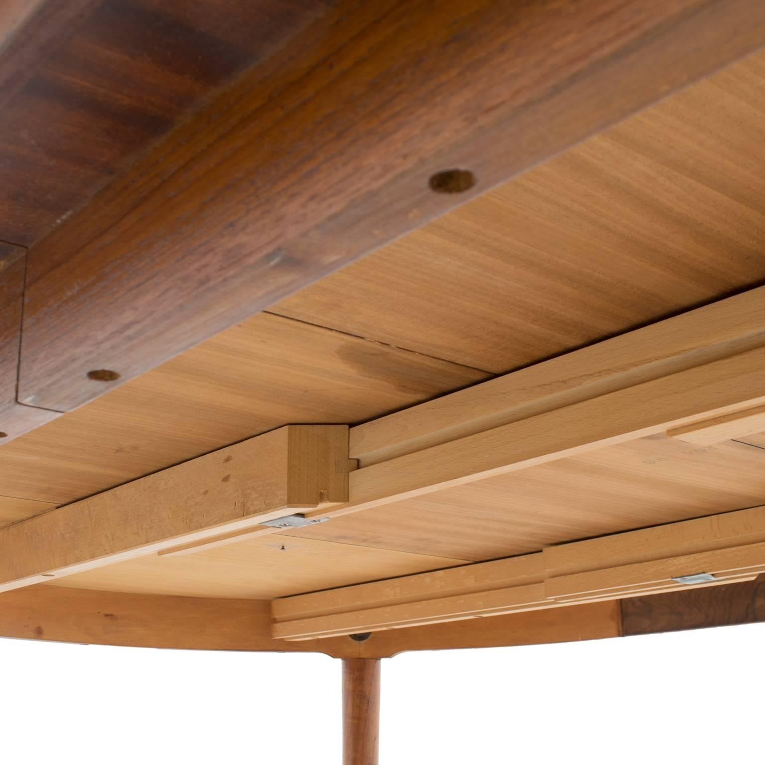 Arne Vodder Extendable Danish Teak Dining Table 4