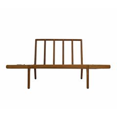 Mel Smilow Long Low Chair Frame in Walnut for Smilow-Thielle