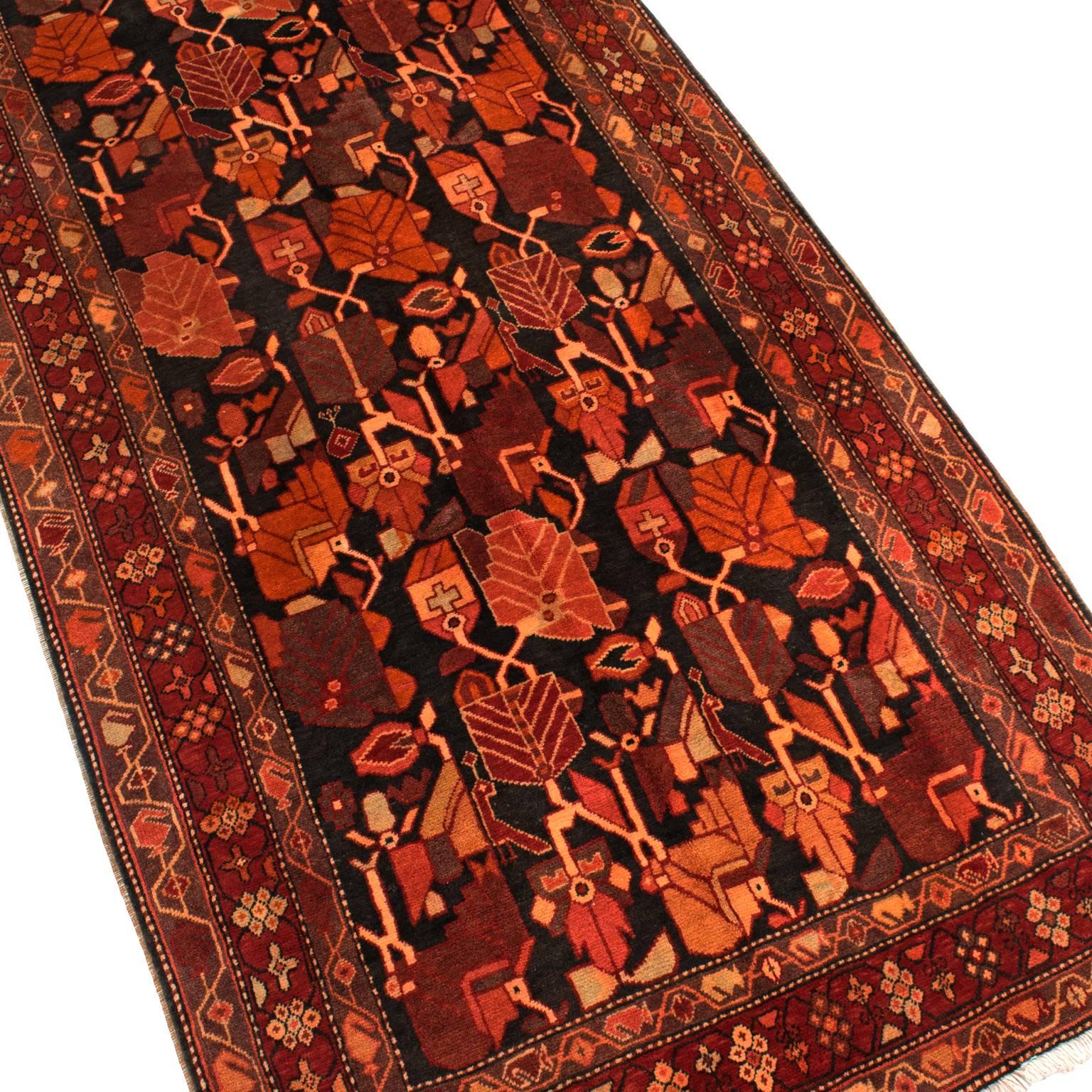 20th Century Persian Bijar Rug For Sale 1