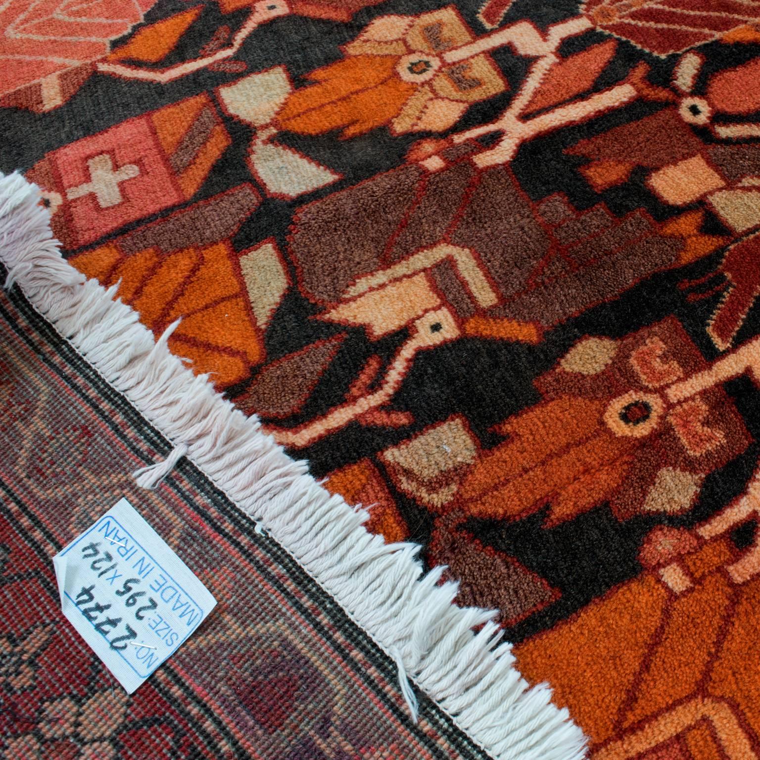 20th Century Persian Bijar Rug For Sale 3