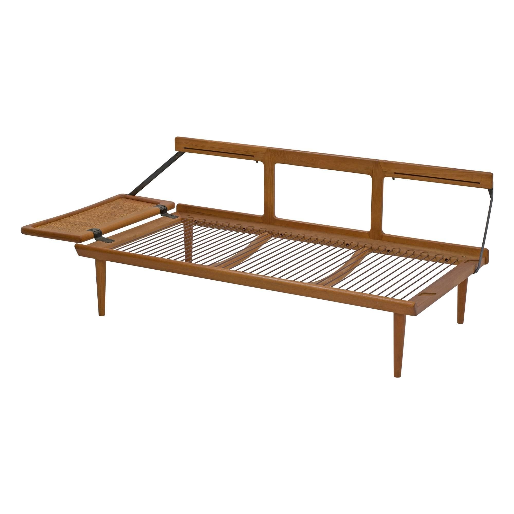 Mid-20th Century Peter Hvidt & Orla Mølgaard-Nielsen FD451 Daybed with Detachable or Folding Arm For Sale